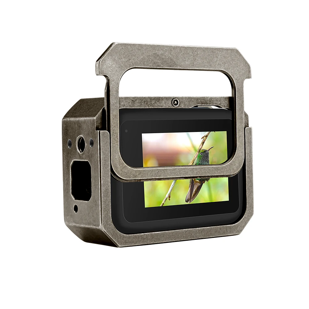 Чехол TELESIN с рамкой из алюминиевого сплава Вертикальная Горизонтальная клетка