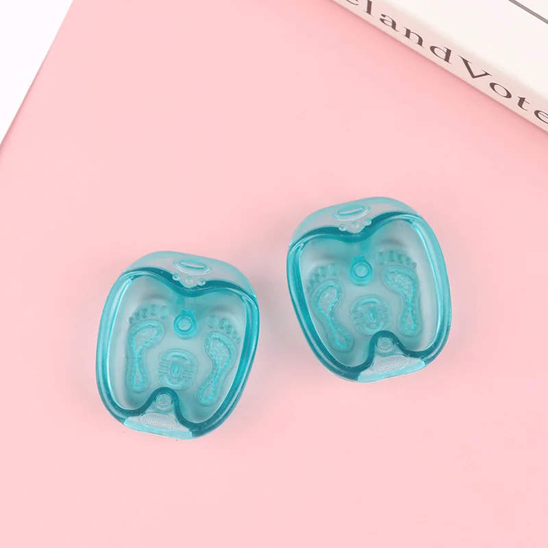 

2 шт., миниатюрная акриловая раковина для кукольного домика, 1:12