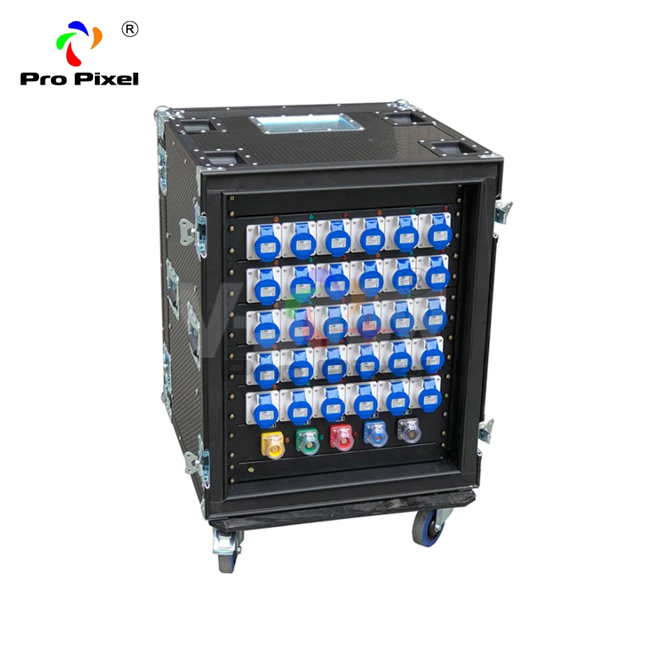 30CH CEE блок питания для сценического Света и диско Dj 30x3 Pin 16A 2xMultii socket|Эффект