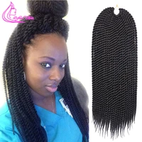 crochet braids senegalese twist braid hair extensions ombre brown grey synthetic braided hair for black woman 22strandspc