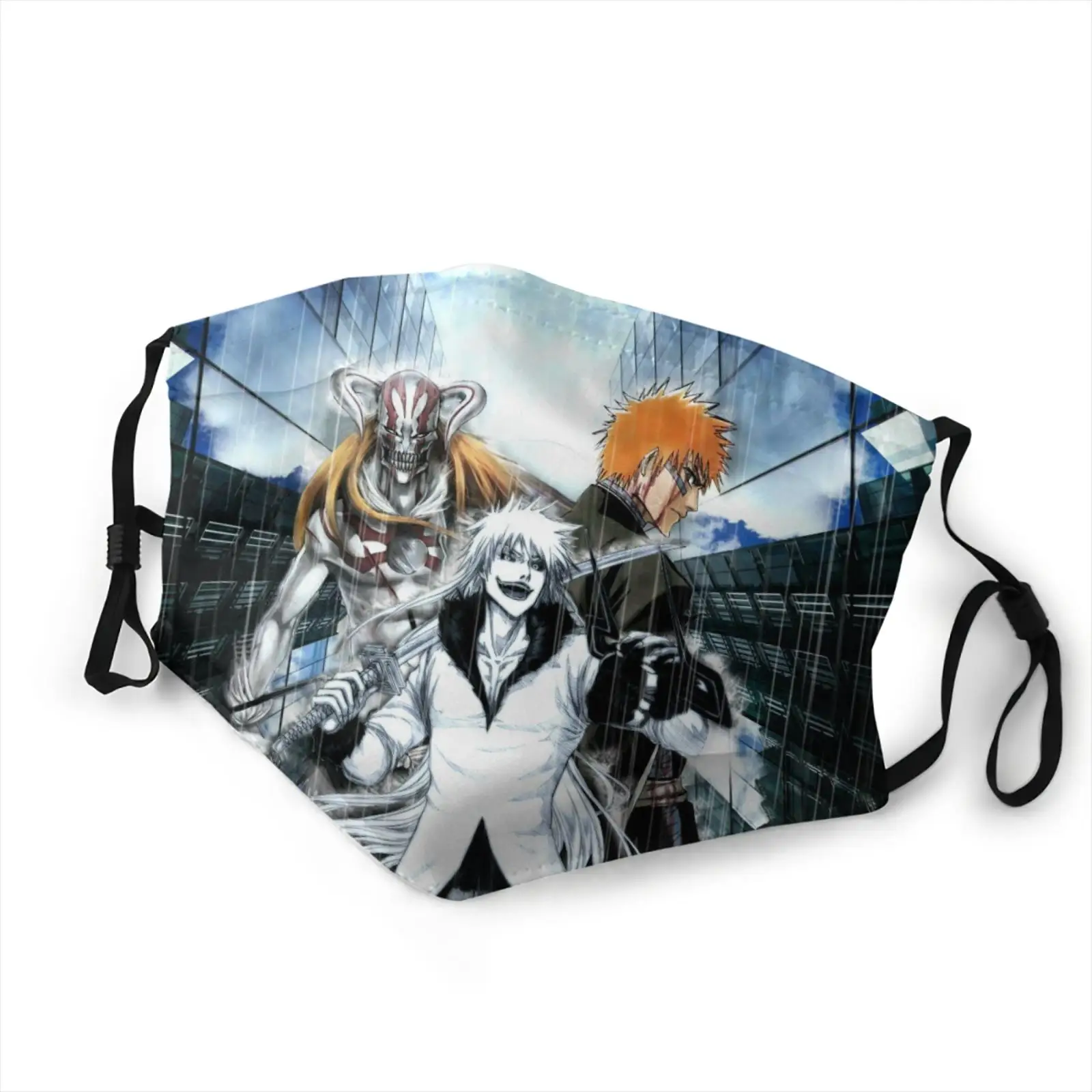 

printing bleach Breathable mask harajuku ladies/mens dust-proof mask bleach bleaching powder boys/girls reusable mask PM2.5