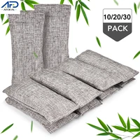 102030pcs natural bamboo charcoal bag air purifying bags activated carbon purifier for home car closet shoes