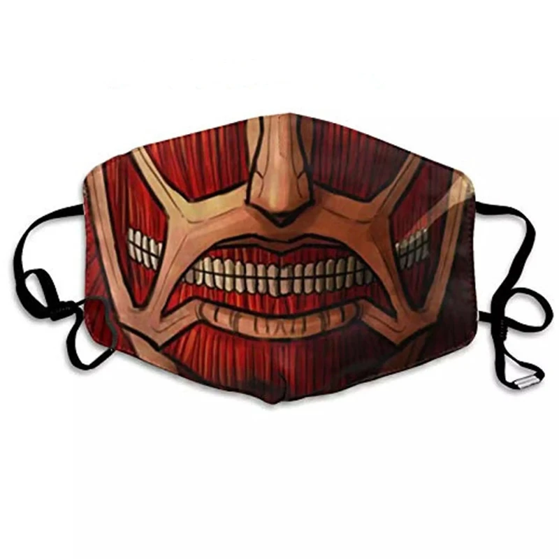 Костюм для косплея Эрена джейгера из аниме атака на Титанов маска лица взрослых