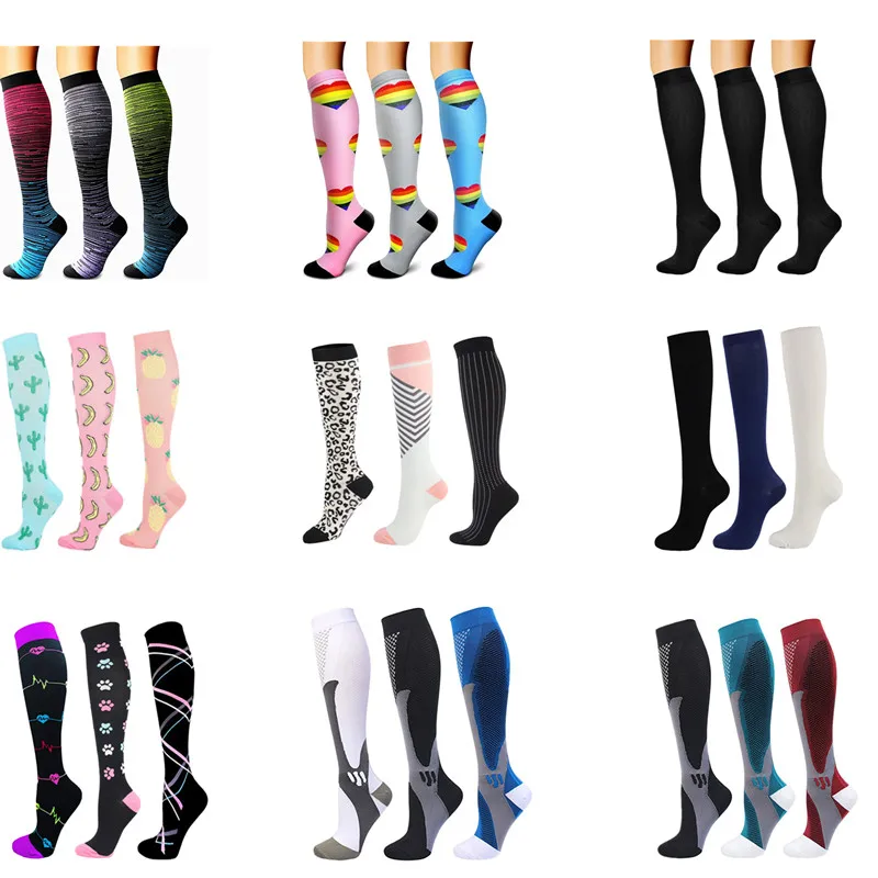 Compression Socks Dropship Golf Tube For Medical Edema Diabetes Varicose Veins Wholesale Multi Pairs Men Women Running Socks