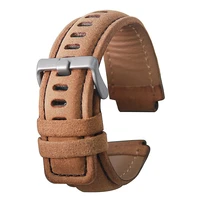 genuine leather watch band watch strap replacement for timex t45601 t2n721 e tide compass watches