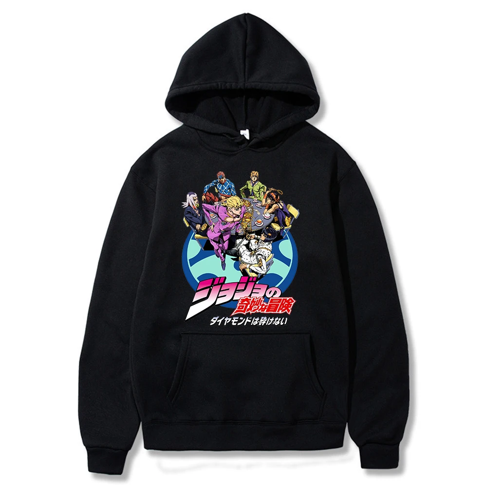 

2020 JoJo Bizarre Adventure Hoodie Japanese Anime Men/women Funny Sweatshirt Harajuku Pullover Hoodies Tops