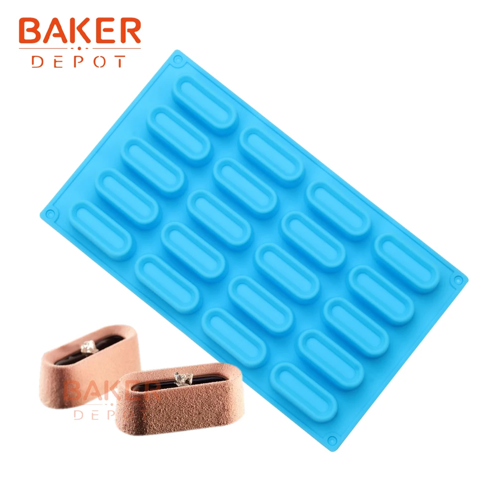 BAKER DEPOT силиконовая Плесень для шоколада мыло Прямоугольная форма для выпечки кондитерских изделий Pudding желе лоток для льда хлеб печенье инструмент для пекарей