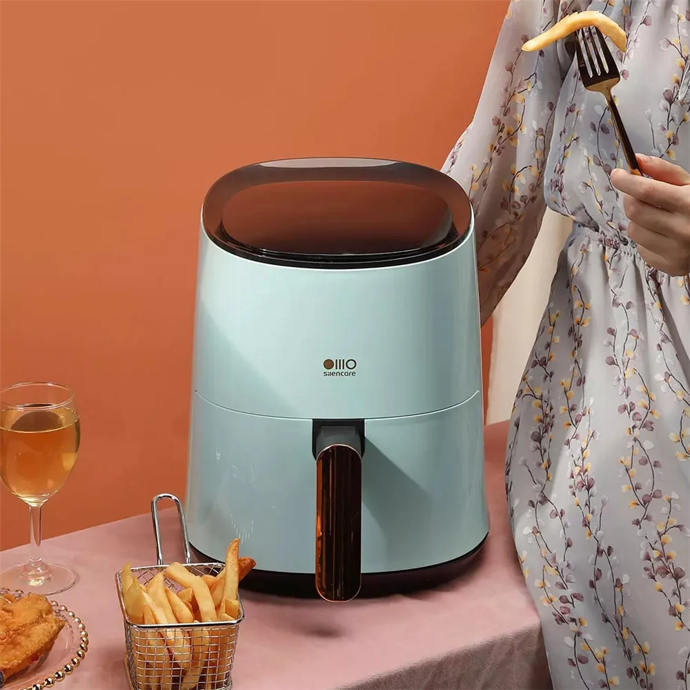 

1300W LED Smart Oil-free Air Electric Deep Fryer App Control LCD Touch Control 360 Baking Fryer Oven Toaster Machine