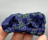 63g natural beautiful azurite and malachite symbiotic mineral specimen crystal stones and crystals healing crystal