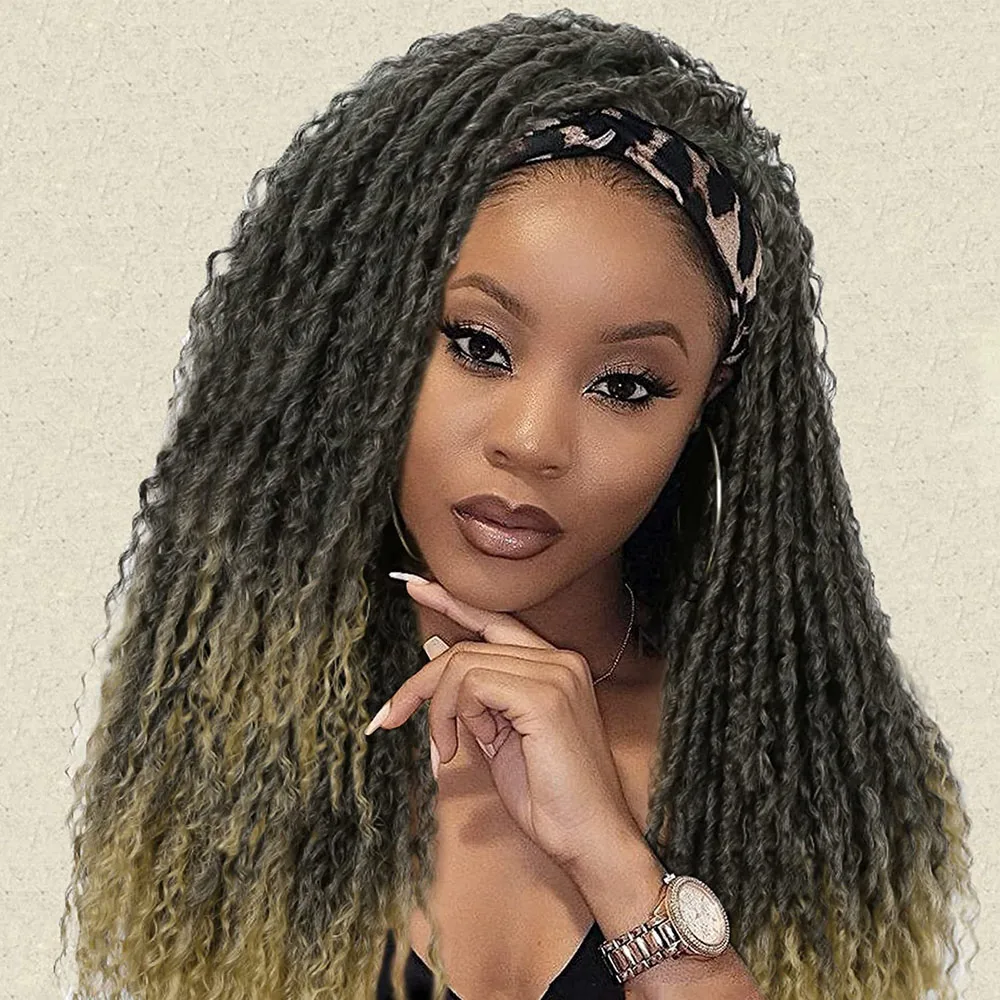 

Парики на голову, парик дредов, плетеные парики, парики с темными корнями к светло-коричневым плетеным афро кудрявые вьющиеся синтетические парики для чернокожих женщин