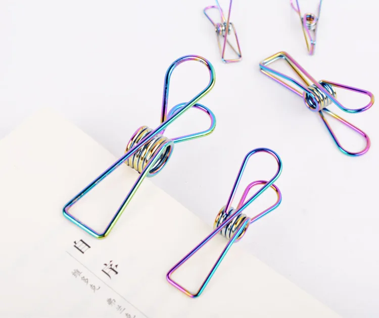 Красочные полые длинные рот клип офисные канцелярские бумаги | Канцтовары для