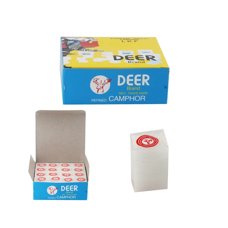 Очищенная камфора от бренда Deer 1 коробка таблетки/блок натуральные Mothballs литейная