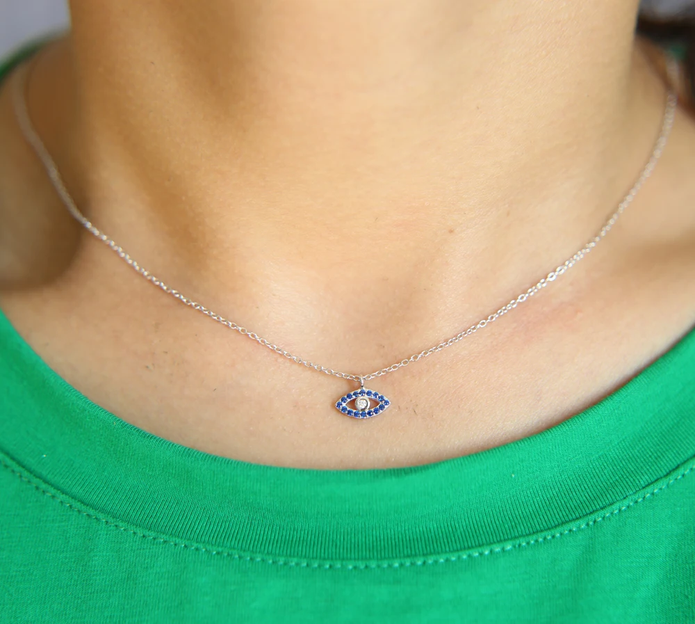 Женское Ожерелье-макси из серебра 925 пробы с кубическим цирконием изящная