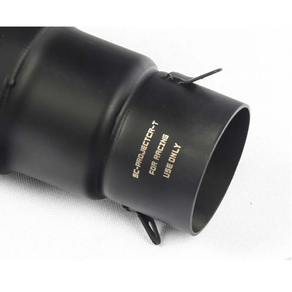 Универсальный 51 мм Глушитель Выхлопной Трубы Мотоцикла Лазерный правый и левый