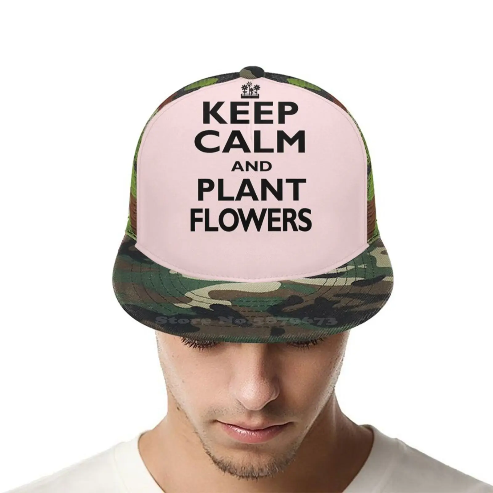 Подарок для садоводства-сохраняйте спокойствие и растительные цветы-забавный