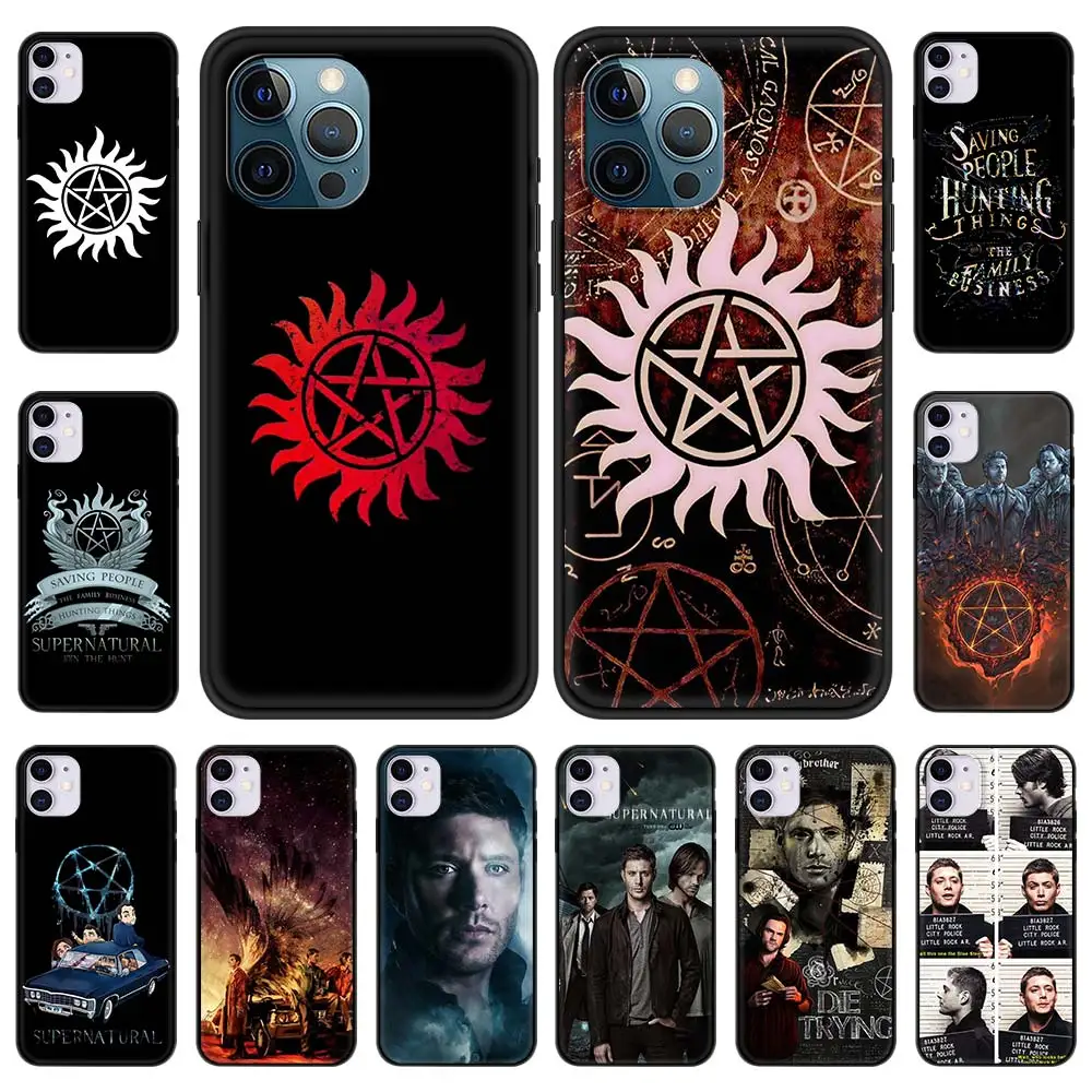 

Supernatural SPN Dean And Sam Case for iPhone 11 12 Pro Max 7 8 Plus SE2020 X XR XS Max Luxury Silicone Back Cover Phone Cases