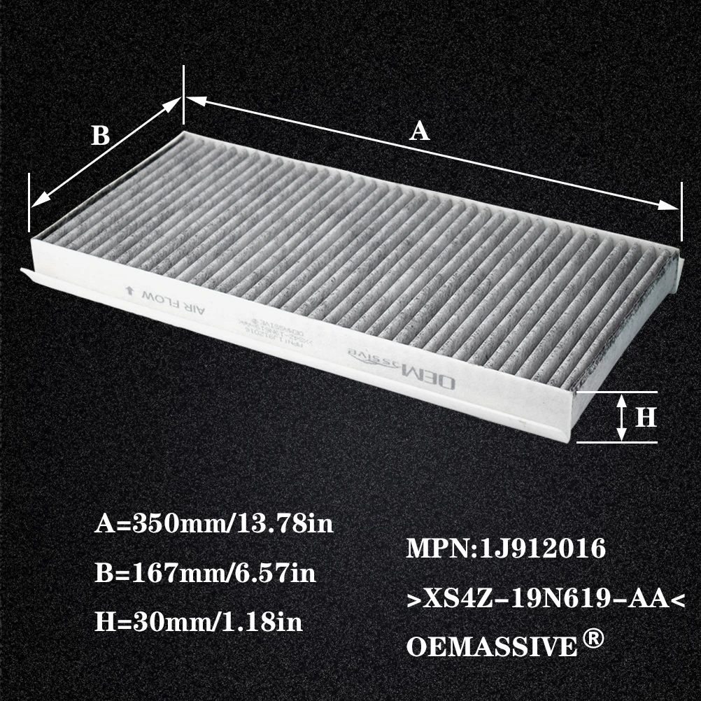 Car Pollen Cabin Filter Activated Carbon XS4Z-19N619-AA XS4Z-19N619-CA For Ford Transit Connect Focus 2000 2001 2002 2003 2004 | Автомобили