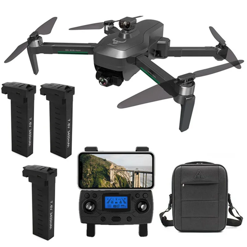 

PTZ 4K ESC Camera 3-Axis Gimbal GPS Position Optical Flow Smart Follow 5G RC Drone 30MINS Flying Quadcopter VS SG906 Pro GD91 F8