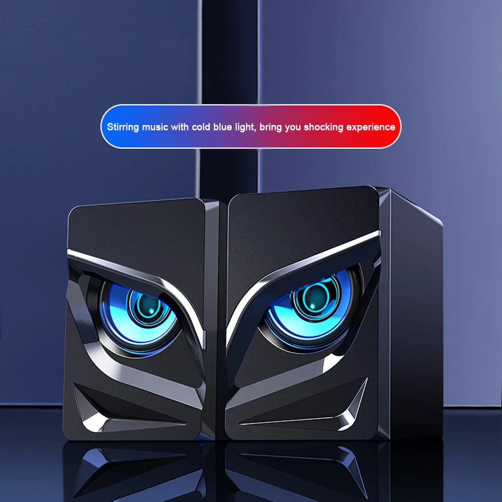 V128 мини USB 2 1 стерео звуковая колонка настольный компьютер сабвуфер домашний