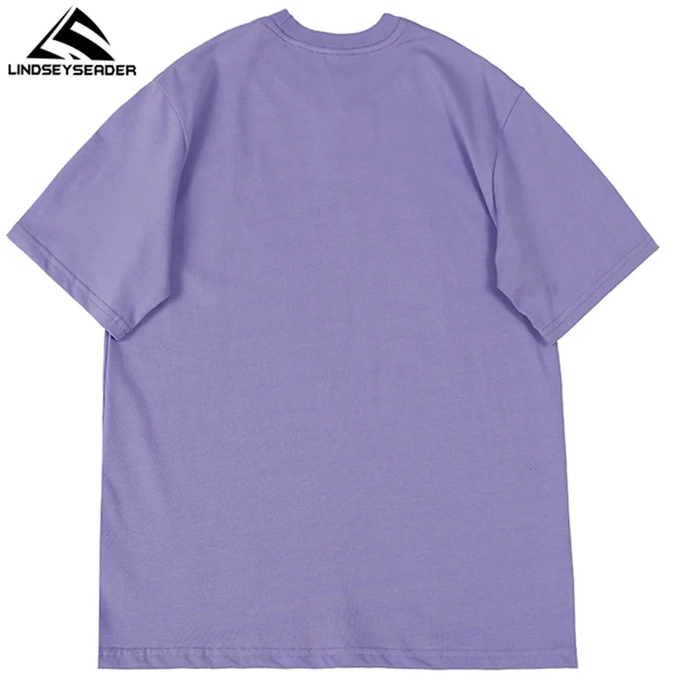 

LINDSEY SEADER Men's T-shirt Hip Hop Oversized Print 2021 Casual Harajuku Streetwear Summer Short Sleeve cotton Tops Tee Tshirt