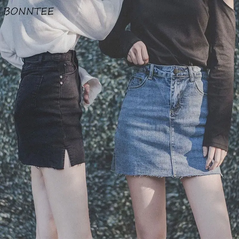 

Skirts Women Straight Minimalist Fashion Popular Elegant Feminino Classic Temperament Harajuku Summer Basic All-match Ins Chic