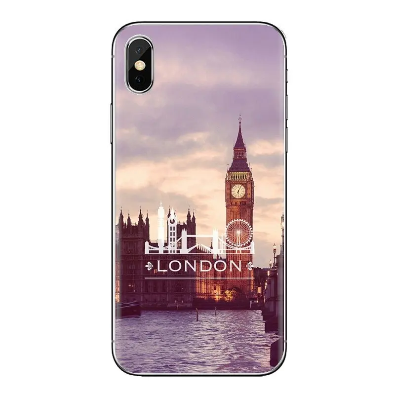 Soft Transparent Cases Covers For LG Spirit Motorola Moto X4 E4 E5 G5 G5S G6 Z Z2 Z3 G2 G3 C Play Plus Mini London big ben Bus |