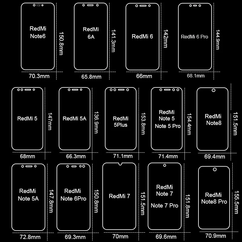 

3Pcs Full Cover Tempered Glass For Xiaomi Redmi Note 7 9s 5 8 Pro 8T 9 Pro Max Screen Protector For Redmi 5 Plus 6A Glass Film