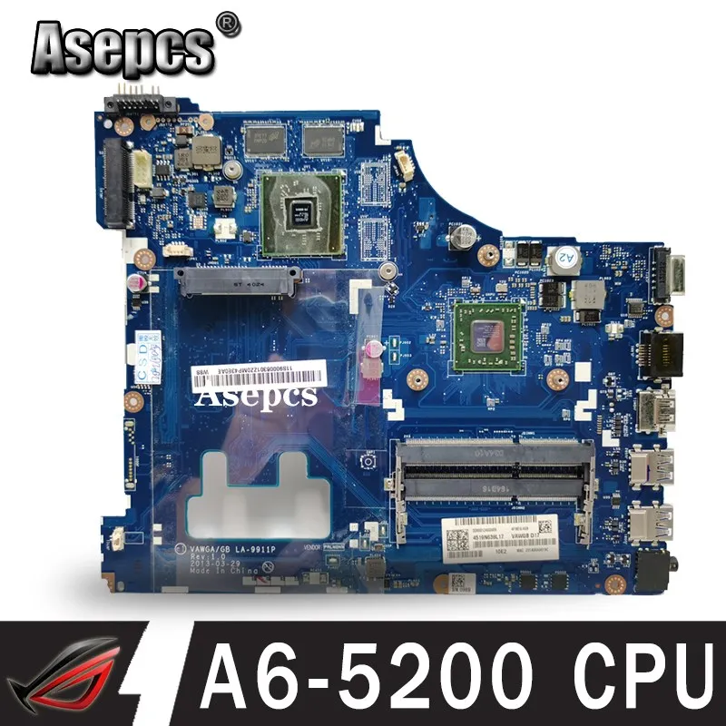 LA 9911P материнская плата для For Lenovo G505 ноутбук CPU A6 5200 GPU 2G DDR3 100% тестовая