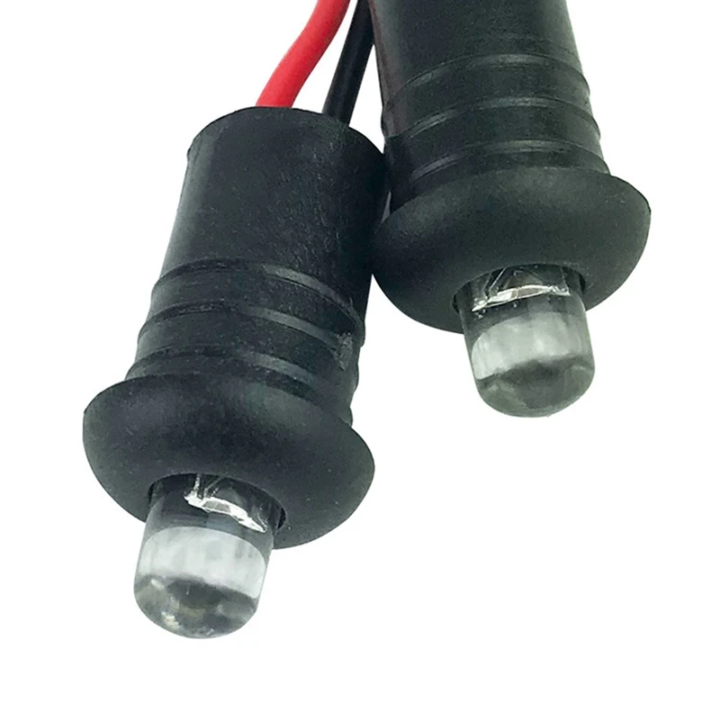 

2 Pcs 12V Blue Flashing Dummy Fake Car Alarm Dash Mount LED Light Motorcycle Accessories