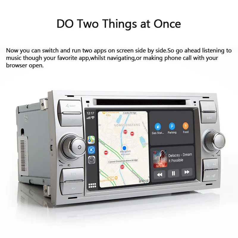 Автомобильный DVD плеер CarExc с 7 &quotсенсорным экраном GPS для Ford Focus II C Max S Galaxy Kuga Fusion