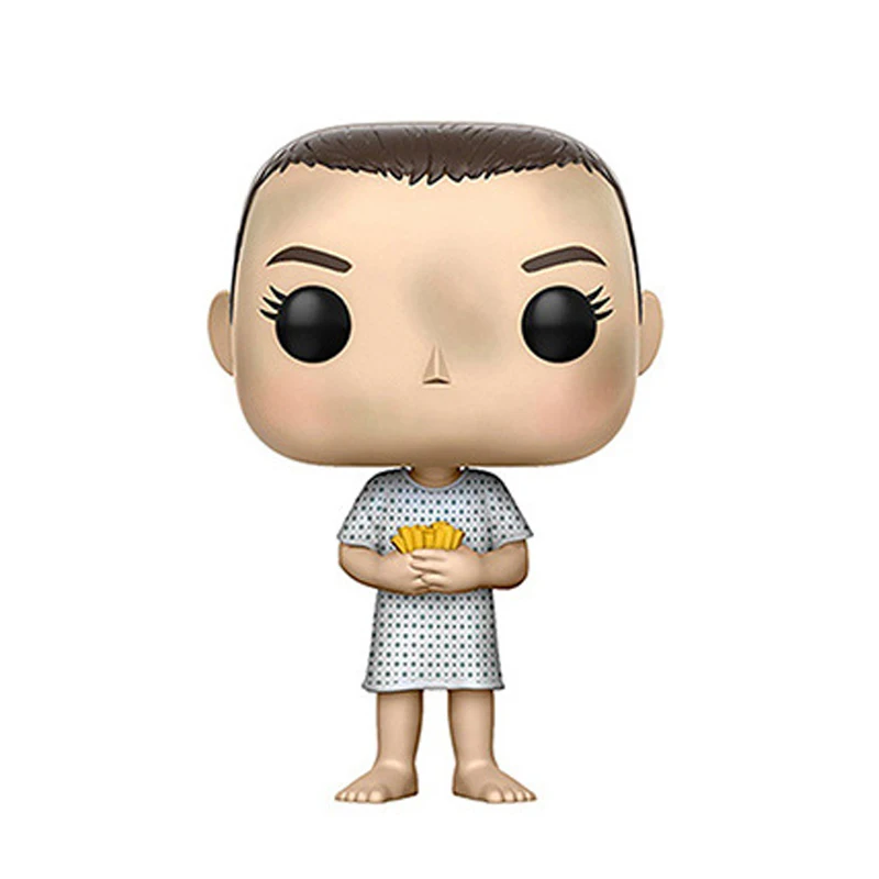 with bag Аниме странные вещи 9 см ПВХ Фигурки игрушки Eleven с Eggos Demogorgon коллекционные игрушки модель игрушки для рождественских подарков - Цвет: with bag