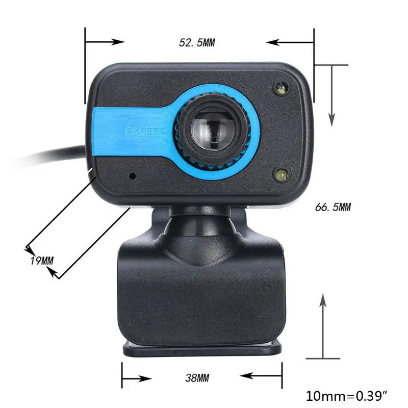 

Rotary High Definition Webcam PC Laptop Desktop Computer Digital USB Camera Mic