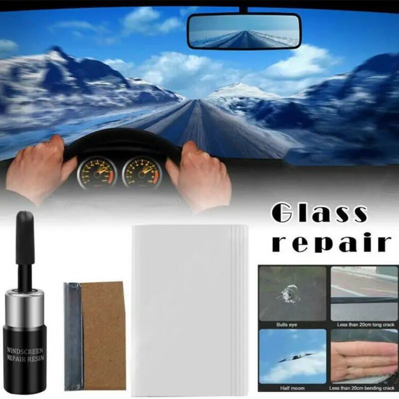 

Car Windshield Repair tool DIY Window Repair Tools Windscreen Glass Scratch Crack Restore Window