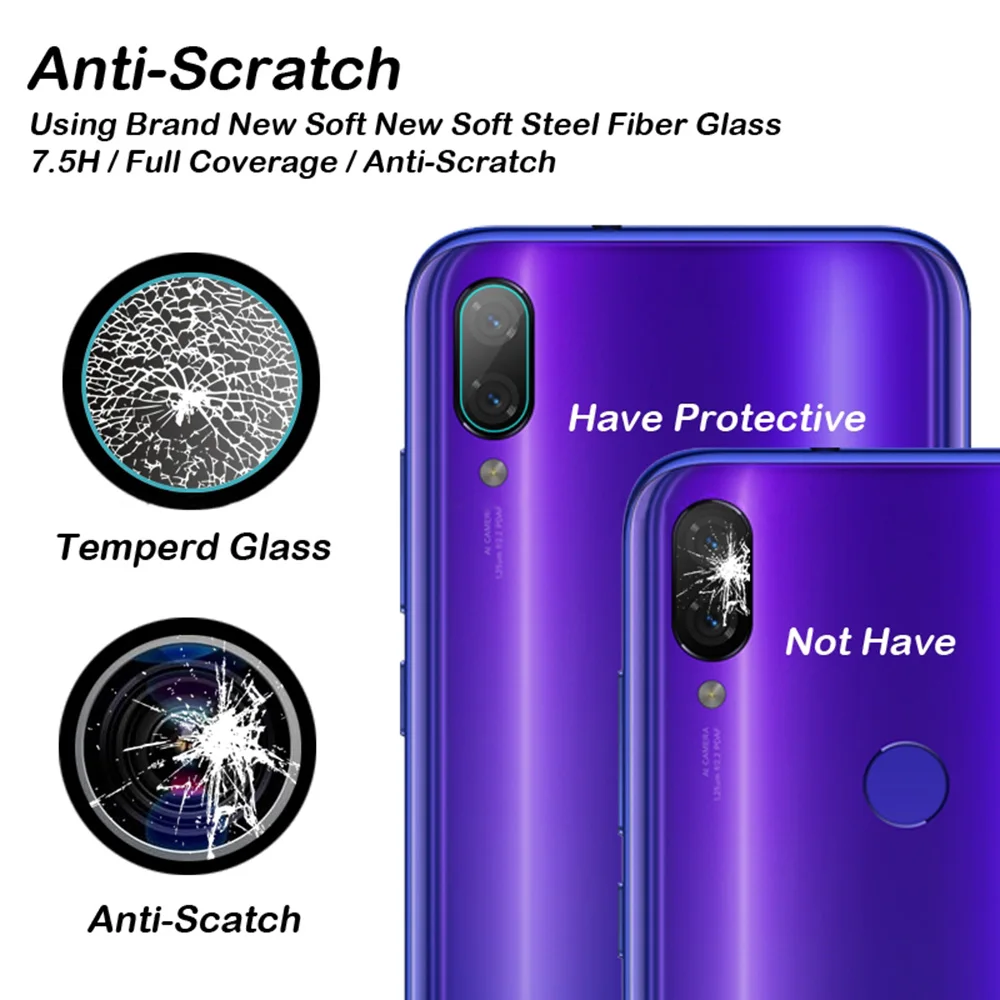 Пленка для задней камеры Xiaomi Redmi Note 7 5 6 8 Pro 8T 6A 7A стекло Mi 9t lite A3 защита объектива