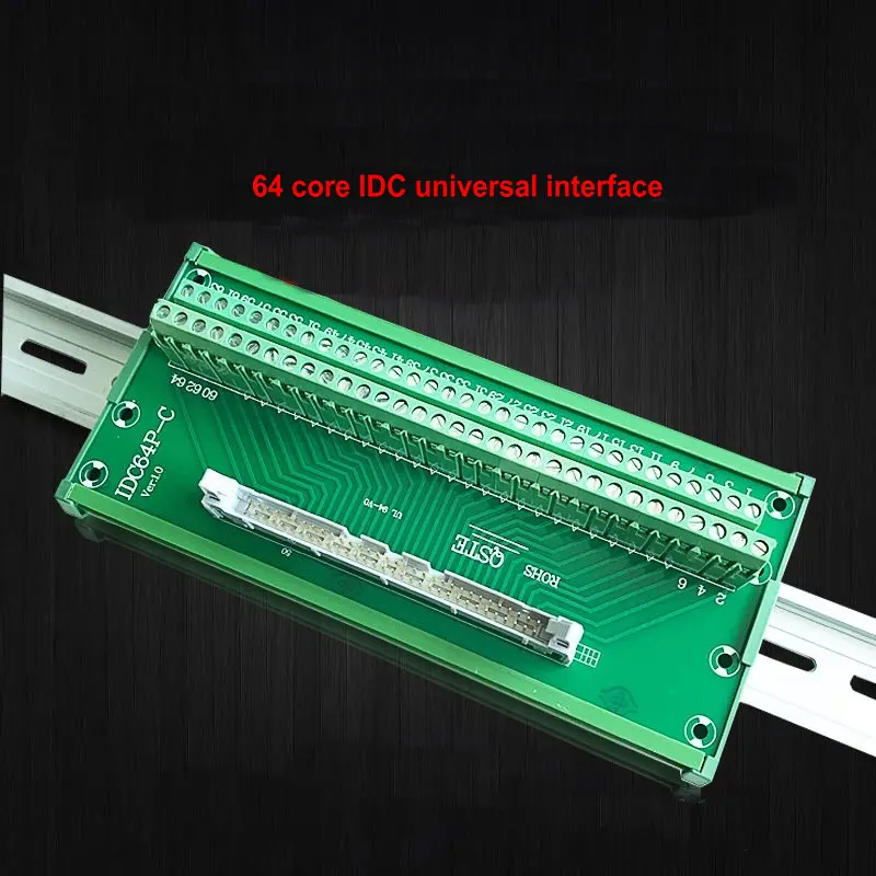 Двухслойная Клеммная колодка MIL Male 64p IDC Horn 64 битная плата адаптера ядерная