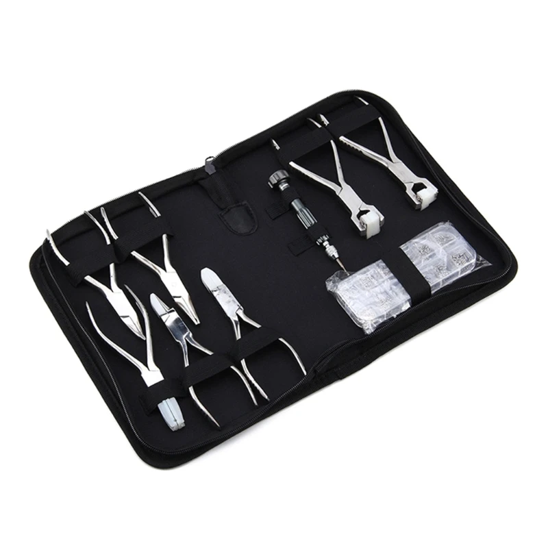 Eyeglass Repair Tool Kit Glasses Repair Kit with Screws Small Precision Magnetic Screwdriver Suitable for Eye Glass