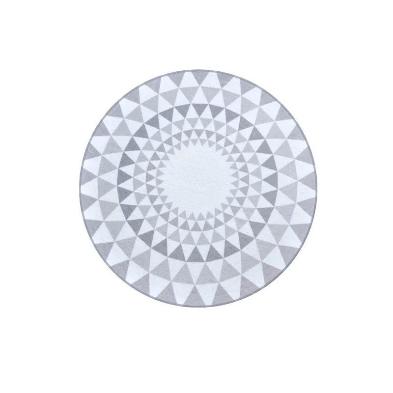 100 см круглый нескользящий напольный коврик для двери спальни ковер домашний