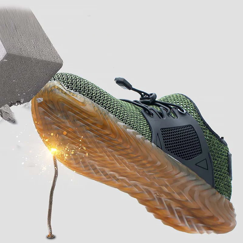 Безопасность обуви для мужчин Сталь Остроносая обувь большой размер 46 Потока