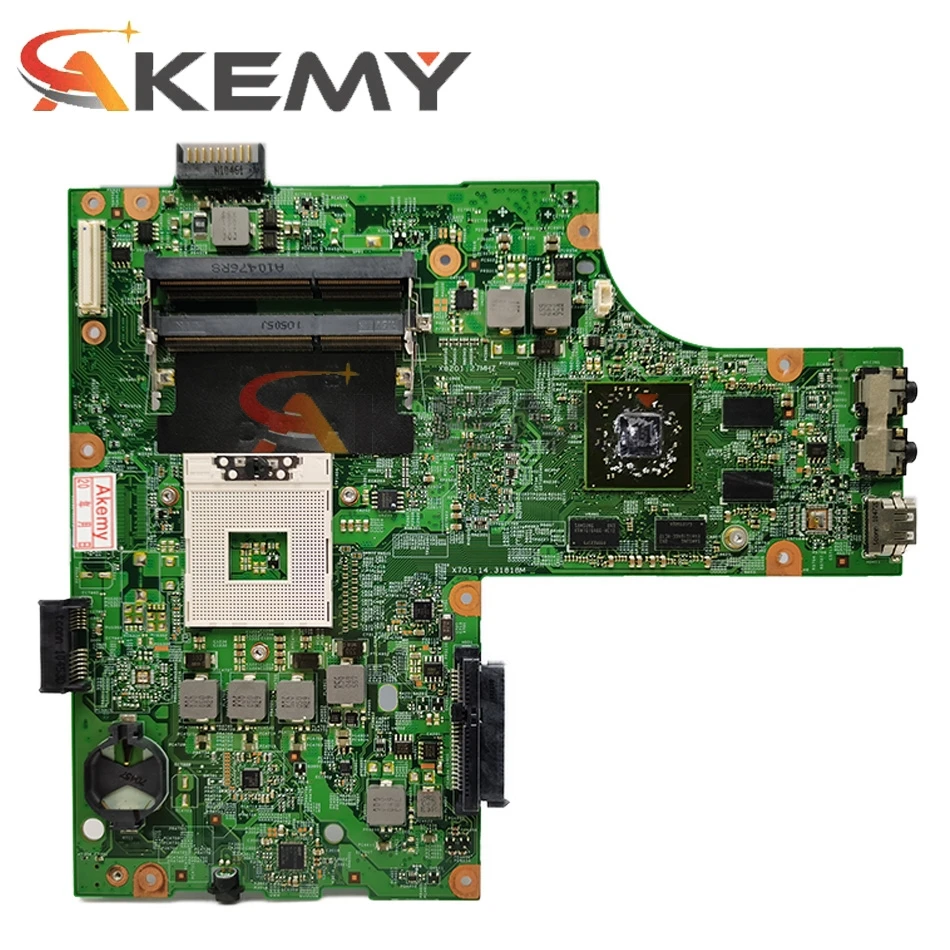 Оригинальная материнская плата для ноутбука DELL Inspiron N5010 CN 0VX53T 09909 1 216 0774007 HM57