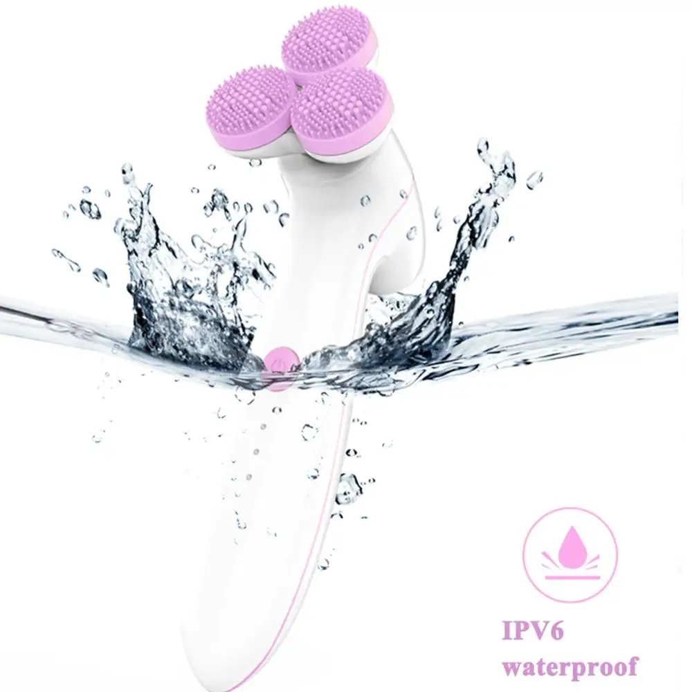 Водонепроницаемая электрическая Очищающая щетка для лица лучшая
