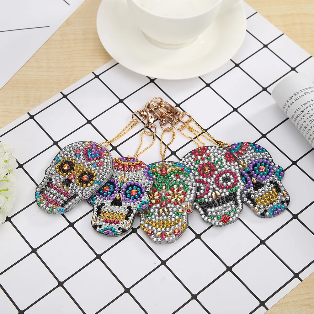 5 шт./компл. DIY полная дрель алмазная живопись брелок мультяшный сумка &quotПтица&quot