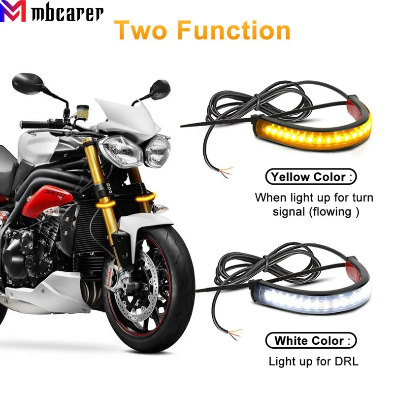 Светодиодный указатель поворота для мотоцикла 1/2 шт. |