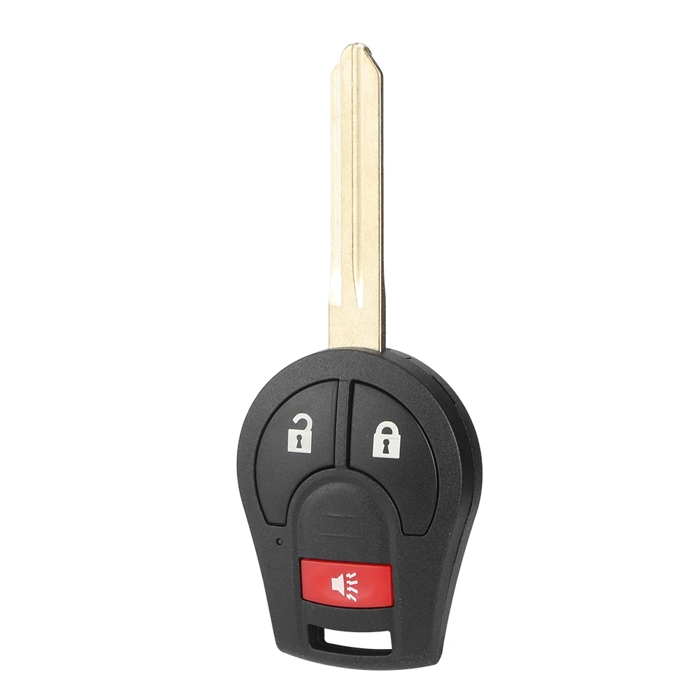 

3 Buttons Uncut Remote Key Fob ID46 Chip Fit for Nissan Rogue 2008-2016Remote