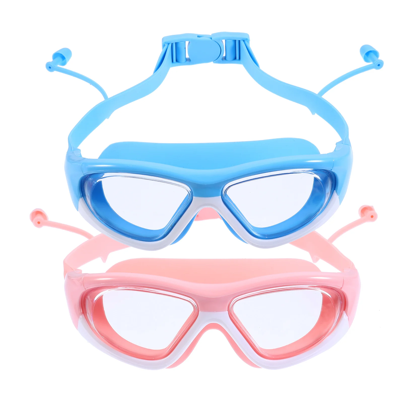 

2pcs Clear Vision Anti Fog Swim Goggle Child Swimming Glasses Swimming Eye-wear