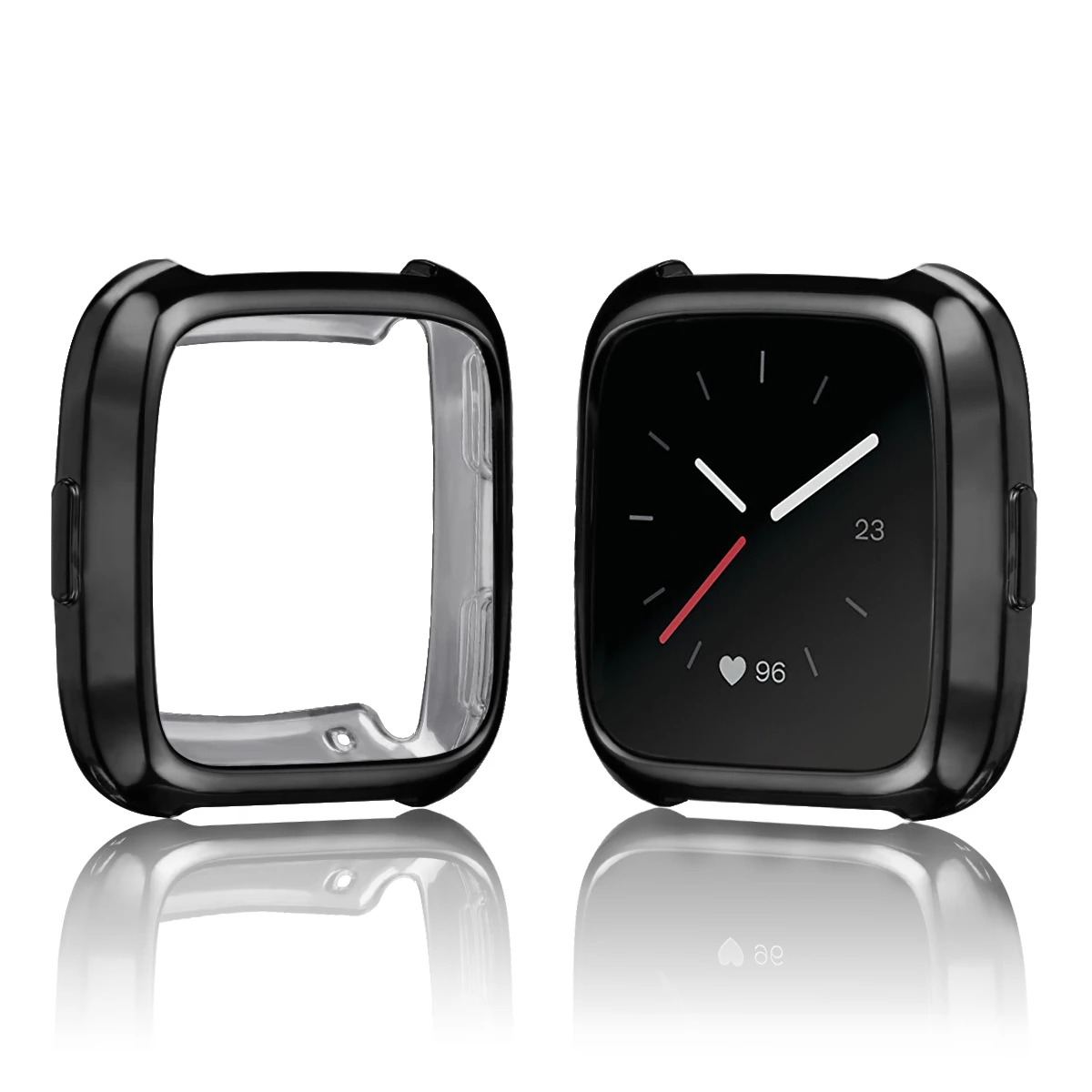 Чехол для часов из ТПУ с гальваническим покрытием Fitbit Versa защитный чехол полной