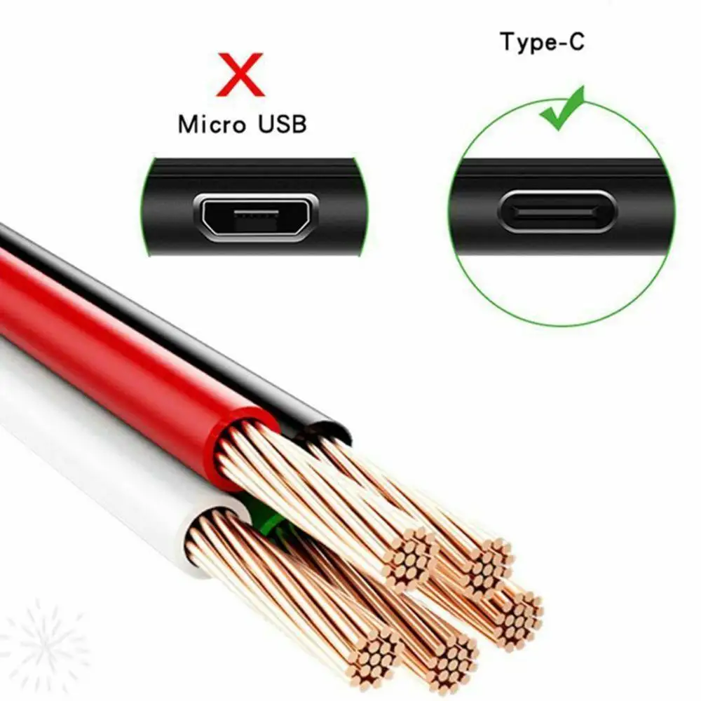 2 в 1 USB Type C Micro зарядный кабель для сотового телефона два устройства шнур