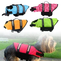 summer dog float life preserver jacket vest clothes outdoor pet puppy swimwear breathable comfortable safety swimming suit