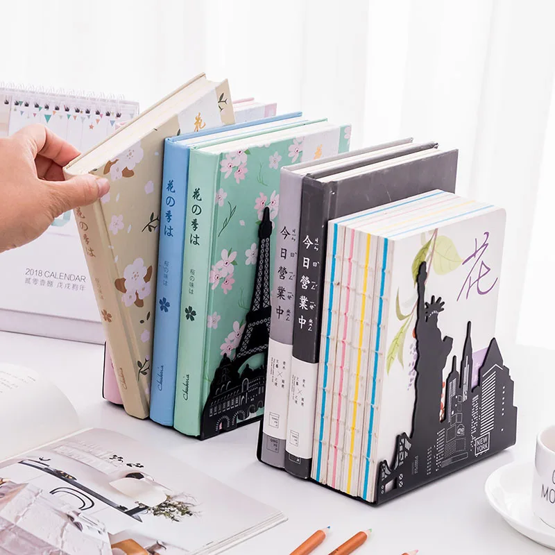 Колесо обозрения/Эйфелева башня/Статуя Свободы металлические концы книги, новинка винтажная черная Подставка для книг для дома и офиса