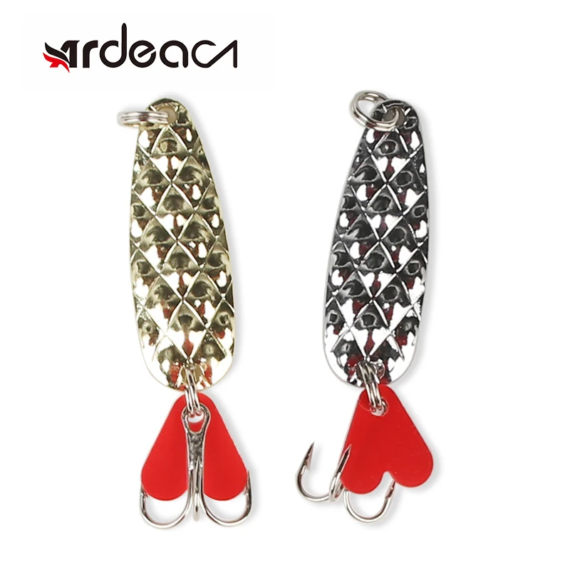 Металлическая блесна в виде ложки рыболовная приманка жесткие приманки