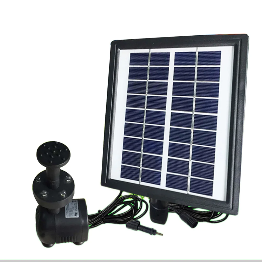

2.8 W LED Solar Water Pump Standing Submersible Water Fountain for Pond Pool Aquarium Fountains Spout Garden Patio